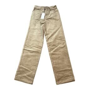2/$30 NEW Universal‎ Standard Size 0 High Rise Straight
Corduroy Pants Khaki Tan